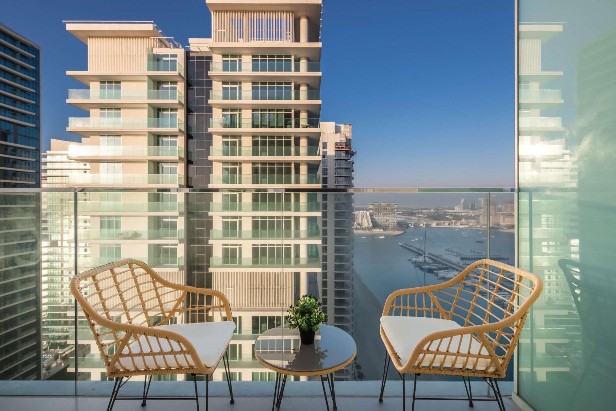 דובאי Silkhaus Palm View 1Bdr With Private Beach In Emaar Beachfront מראה חיצוני תמונה